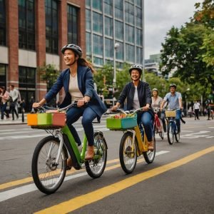 The Intersection of Public Transportation Systems with Electric Biking Culture