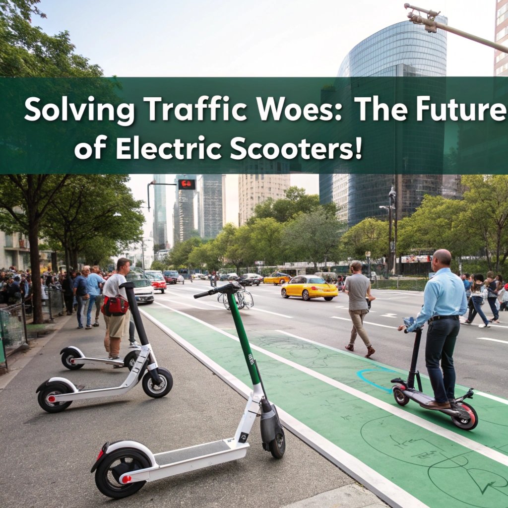 Solving Traffic Woes with Smart Sharing The Future of Electric Scooters for Congested Cities